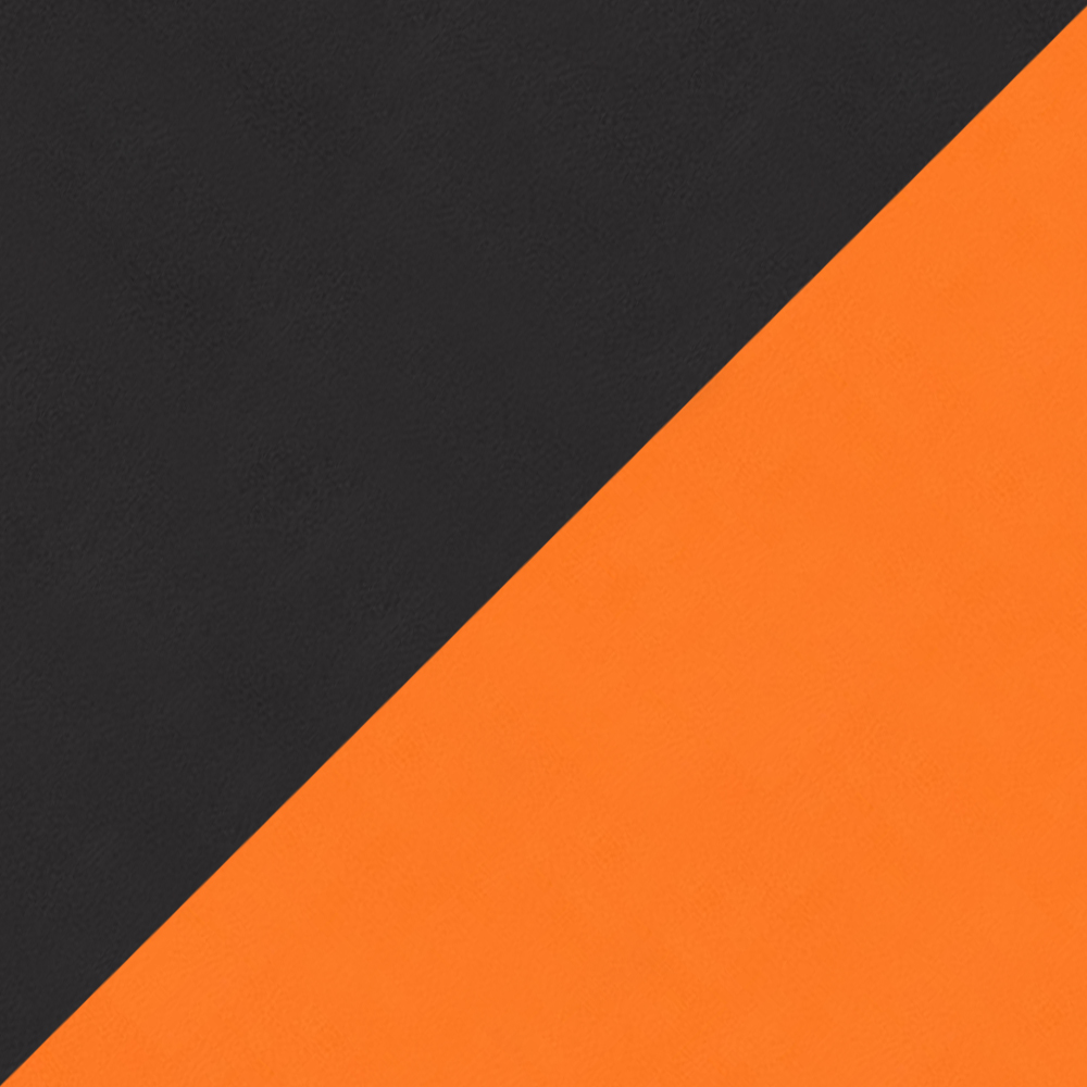 PlayaOne Black/Orange Gaming Chair - front view