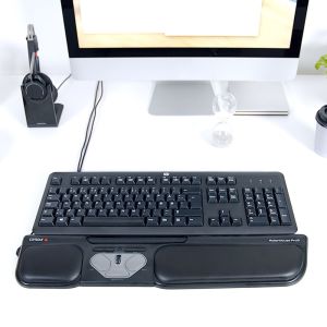 Contour RollerMouse Pro3 - lifestyle shot, showing positioned on a desk
