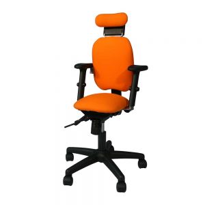 Adapt 200 Chair - with arms & headrest - front/side view