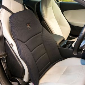 ErgoDriver® - lifestyle shot, shown attached to a car seat