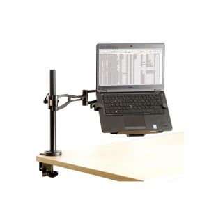 Professional Series™ Laptop Arm Accessory - front view with laptop