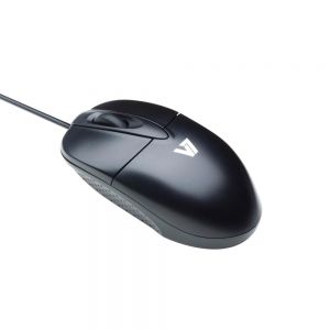 V7 Standard USB Optical Mouse - Black
