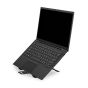 BakkerElkhuizen UltraStand Universal Laptop Stand - front angle view, with laptop