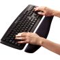 PlushTouch™ Keyboard Wrist Support - Black - in use