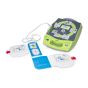 ZOLL AED Plus Fully Automatic Defibrillator - front angle view, with CPR-D Padz