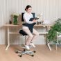 HÅG 8106 Capisco Ergonomic Office Chair - lifestyle shot, shown in the backwards position