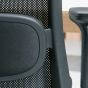HAG Sofi 7500 Black Frame Mesh High Back Chair - close up of back