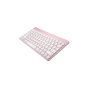 Penclic Mini Keyboard KB3 Bluetooth Pretty Pink - front angle view
