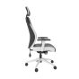 PlayaOne White/Black Gaming Chair - side view