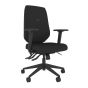 Positiv Me 300 Task Chair (high back) - black - front angle view