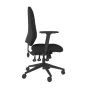 Positiv Me 300 Task Chair (high back) - black - side view