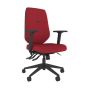 Positiv Me 300 Task Chair (high back) - red - front angle view