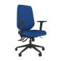 Positiv Me 300 Task Chair (high back) - royal blue - front angle view