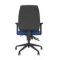 Positiv Me 600 Task Chair (medium back) - royal blue, back view, with armrests