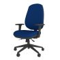 Positiv R600 Ind Task Chair (high back) - navy - front angle view