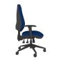 Positiv R600 Ind Task Chair (high back) - navy - side view