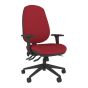 Positiv R600 Ind Task Chair (high back) - red - front angle view