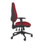 Positiv R600 Ind Task Chair (high back) - red - side view