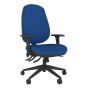 Positiv R600 Ind Task Chair (high back) - royal blue - front angle view