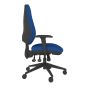 Positiv R600 Ind Task Chair (high back) - royal blue - side view