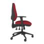 Positiv R600 Ind Task Chair (medium back) - red - side view